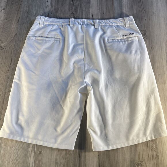 Travis Mathew Mens Golf Shorts Casual Stretch White Size 36 - Picture 7 of 10